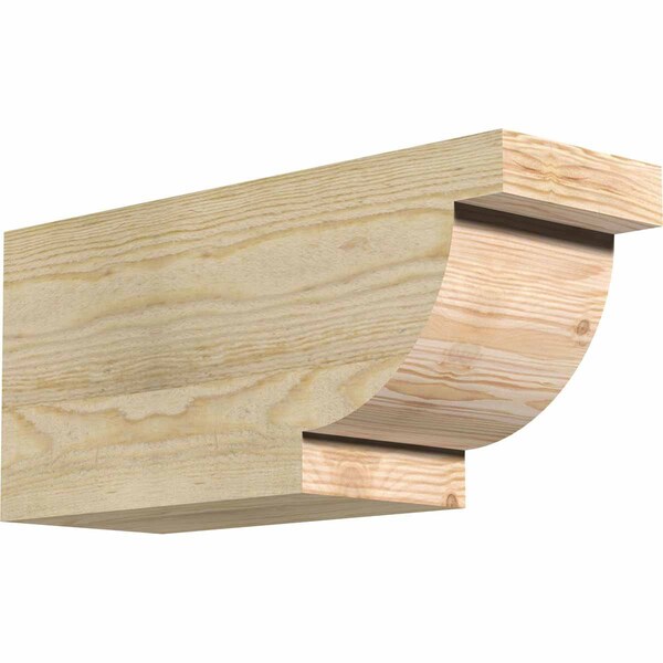 Ekena Millwork Alpine Rough Sawn Rafter Tail, Douglas Fir, 6"W x 8"H x 18"L RFT06X08X18ALP00RDF - main